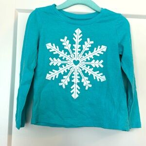 CHILDRENS PLACE 2T SNOWFLAKE SHIRT